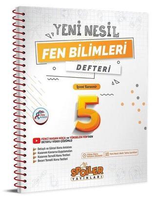 5.Sınıf Yeni Nesil Fen Bilimleri Defteri - Kolektif  - Spoiler Yayınları