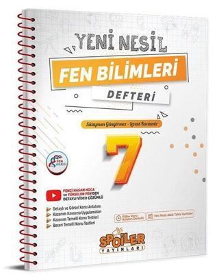 7.Sınıf Yeni Nesil Fen Bilimleri Defteri - Kolektif  - Spoiler Yayınları