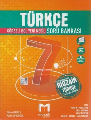 2022 7.Sınıf Türkçe Soru Bankası - Kolektif  - Mozaik - Ders Kitapları