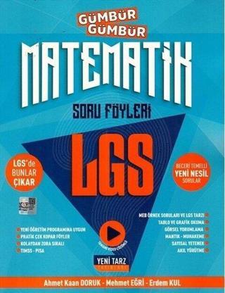 2022 8.Sınıf LGS Matematik Gümbür Gümbür Soru Föyleri - Kolektif  - Yeni Tarz Yayınları
