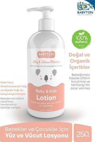 Babyton Bebek Ve Çocuklar İçin Doğal Yüz Ve Vücut Losyonu 250 Ml