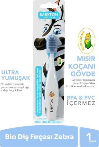 Babyton Bio Diş Fırçası Zebra