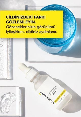 Roys Beauty Gözenek Siyah Nokta Ve Sivilce Oluşumunu Gidermeye Yardımcı Serum Niacinamide 5%+ Zinc Pca 1%