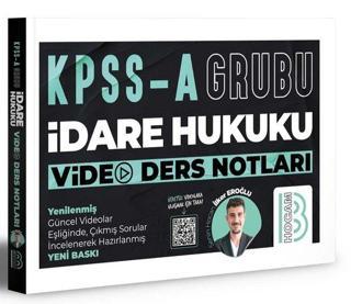 KPSS A Grubu İdare Hukuku Video Ders Notları - İlker Eroğlu - Benim Hocam Yayınları