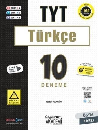 TYT Türkçe 10'lu Deneme - Kolektif  - Üçgen Akademi