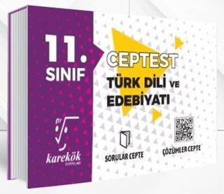 11.Sınıf Türk Dili ve Edebiyatı Cep Test - Kolektif  - Karekök Eğitim Yayınları