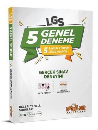 8.Sınıf LGS 5 Genel Deneme - Kolektif  - Spoiler Yayınları