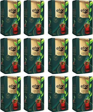 Efor  Çamlıca Siyah Dökme Çay 1.000 Gr X 12 Adet
