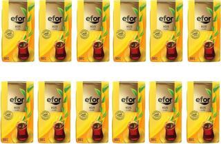 Efor  Rize Siyah Dökme Çay 1.000 Gr X 12 Adet