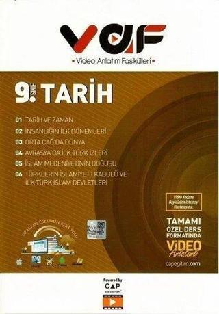 9.Sınıf Tarih Video Anlatım Fasikülleri - Kolektif  - Vaf Yayınları