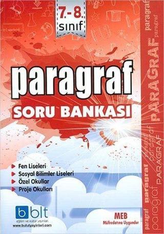 7. ve 8.Sınıf Paragraf Soru Bankası - Kolektif  - Bulut Eğitim ve Kültür Yayınları