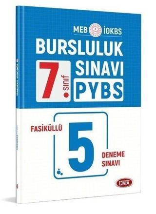 7.Sınıf PYBS Bursluluk Sınavı Fasiküllü 5 Deneme - Kolektif  - Data Yayınları - Ders Kitapları