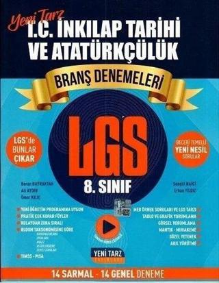8.Sınıf LGS T.C İnkılap Tarihi ve Atatürkçülük Branş Deneme - Kolektif  - Yeni Tarz Yayınları