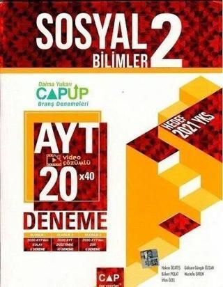 AYT Sosyal Bilimler 2 Up 20x40 Deneme - Kolektif  - Çap Yayınları