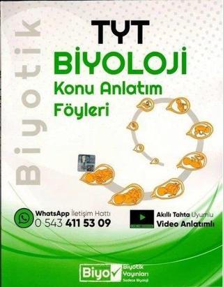 TYT Biyoloji Konu Anlatım Föyü - Kolektif  - Biyotik Yayınları
