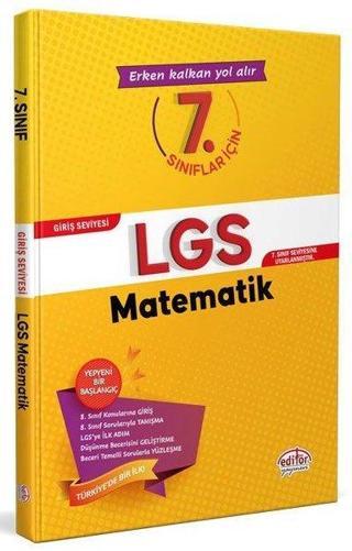 7.Sınıflar İçin LGS Matematik - Kolektif  - Editör