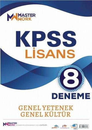 KPSS Lisans-Genel Yetenek-Genel Kültür 8 Deneme - Kolektif  - Master Work