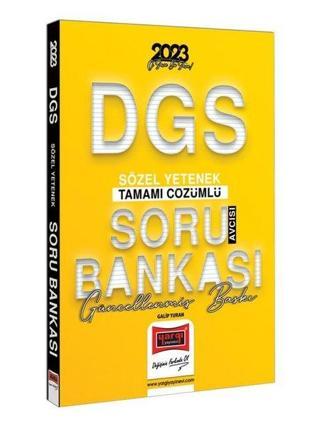 2023 DGS Soru Avcısı Tamamı Çözümlü Sözel Yetenek Soru Bankası Galip Turan Yargı Yayınları