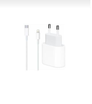 iPhone 20 Watt Hızlı Şarj Aleti Seti 20W Adaptör + USB-C to Lıghtning Kablo