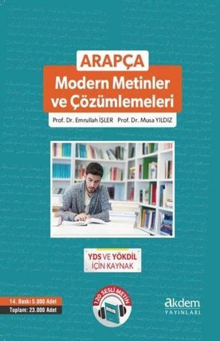 Arapça Modern Metinler ve Çözümlemeleri - Emrullah İşler - Akdem Yayınları
