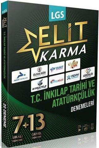 LGS T.C. İnkılap Tarihi ve Atatürkçülük Elit Karma 20 Deneme - Kolektif  - PRF Paraf Yayınları