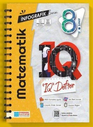 8.Sınıf Matematik İnfografik Serisi IQ Akıllı Defter - Kolektif  - Evrensel İletişim Yayınları