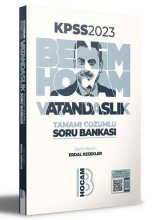 2023 KPSS Vatandaşlık Tamamı Çözümlü Soru Bankası Kolektif  Benim Hocam Yayınları