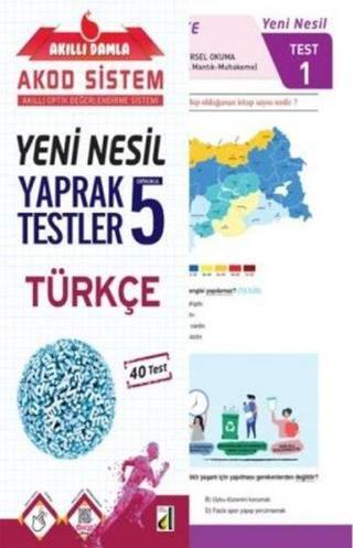 5.Sınıf Türkçe Yeni Nesil Yaprak Testler - Kolektif  - Damla Yayınevi