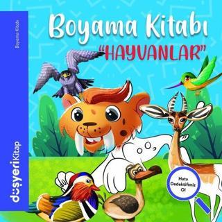 Hayvanlar Boyama Kitabı - Ayşe Şule Bilgiç - Düşyeri Yayınları