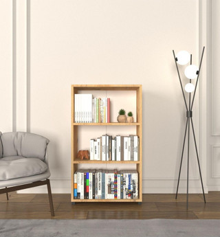 Mirobi Lizbon 3 Raflı Kitaplık Ofis Dolabı Klasörlük Çok Amaçlı Dolap Mutfak Dolabı Rivoli