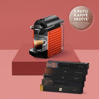 Nespresso C61 Pixie Red Kapsüllü Kahve Makinesi