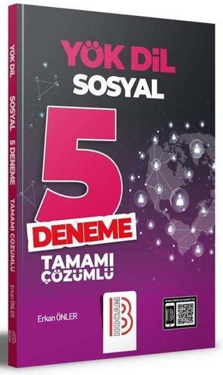 YÖKDİL Sosyal Tamamı Çözümlü 5 Deneme - Erkan Önler - Benim Hocam Yayınları