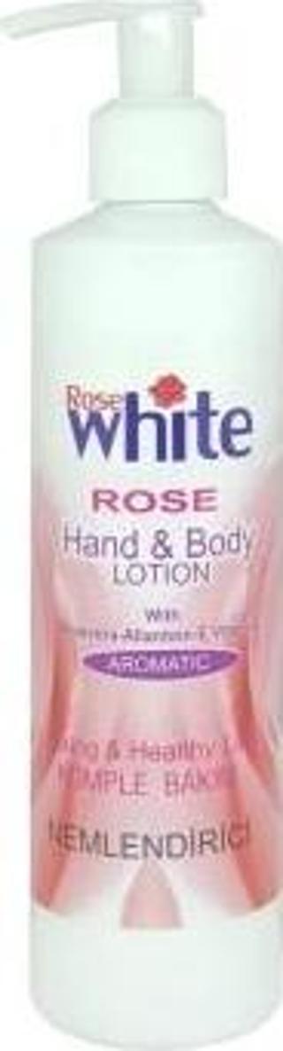 Rose White El Ve Vucut Losyonu 200 ml Pompalı