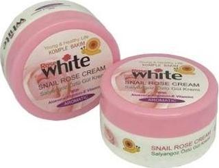 Rose White Salyangoz Özlü Gül Kremi 50 ml