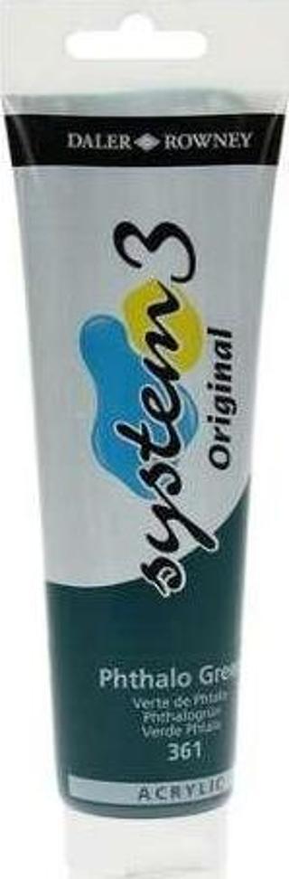 Daler Rowney System3 Akrilik Boya 150 ml Phthalo Green 361
