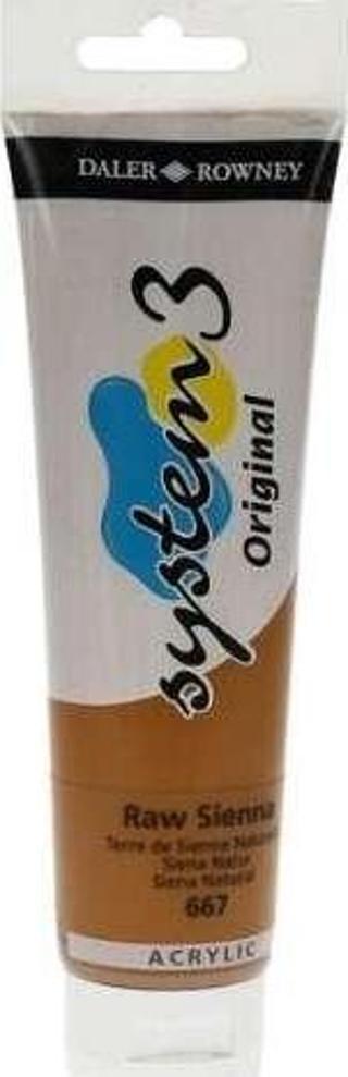 Daler Rowney System3 Akrilik Boya 150 ml Raw Sienna 667