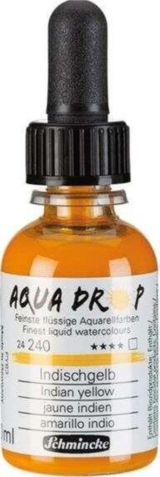 Schmincke Aqua Drop Sıvı Sulu Boya 30 ml Indian Yellow