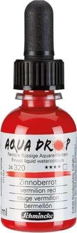 Schmincke Aqua Drop Sıvı Sulu Boya 30 ml Vermilion Red