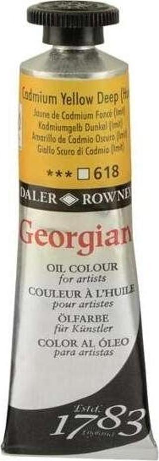 Daler Rowney Georgian Yağlı Boya 38 ml Cadmium Yellow Deep 618