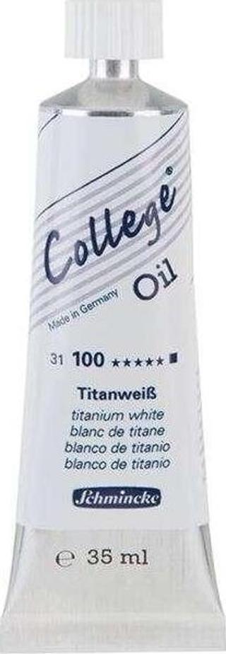 Schmincke College Oil Yağlı Boya 35 ml Titanium White