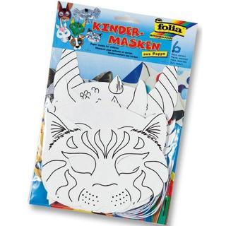 Folia Kağıt Maske 6 Çeşit Karışık Hayvanlar