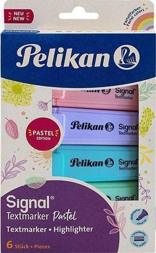 Pelikan 6lı Pastel Fosforlu İşaretleme Kalemi