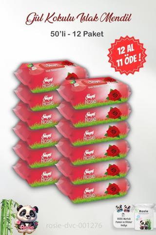 Sleepy Gül Kokulu Islak Bebek Havlusu 50'li ve ROSIE 