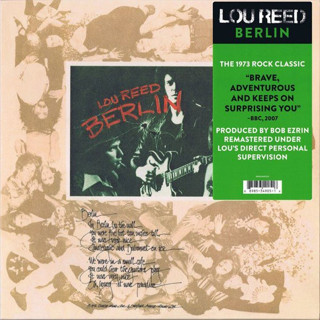Sony Music Lou Reed Berlin Plak
