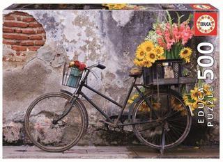 Educa Bicycle With Flowers Puzzle 500 Parça 17988