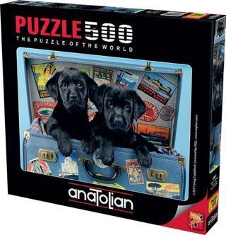 Anatolian 3601 Gezgin Köpekler 500 Parça Puzzle