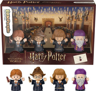 HVG45 Little People Collector Harry Potter ve Felsefe Taşı 4lü Figür Paketi