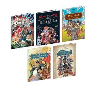 Disney Çizgi Klasikleri Seti - 5 Kitap Seti - Kolektif  - Beta Kids
