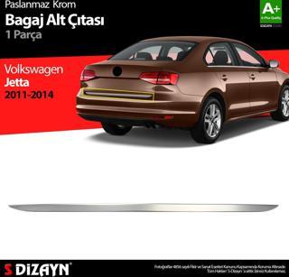 S-Dizayn VW Jetta Krom Bagaj Alt Çıta 2011-2014