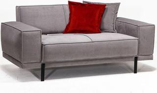 Modalife Loft Ikili Salon&Oturma Odası Kanepe - Silver